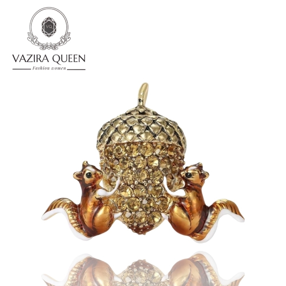 VQ Squirell Brooch
